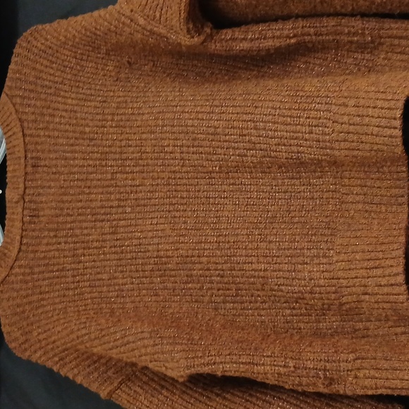 Vintage American Eagle Outfitters Warm Brown Crew Neck Sweater - Picture 4 of 4